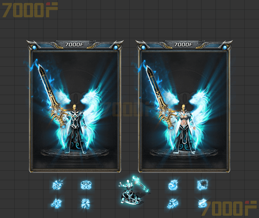 剑甲首饰套装001