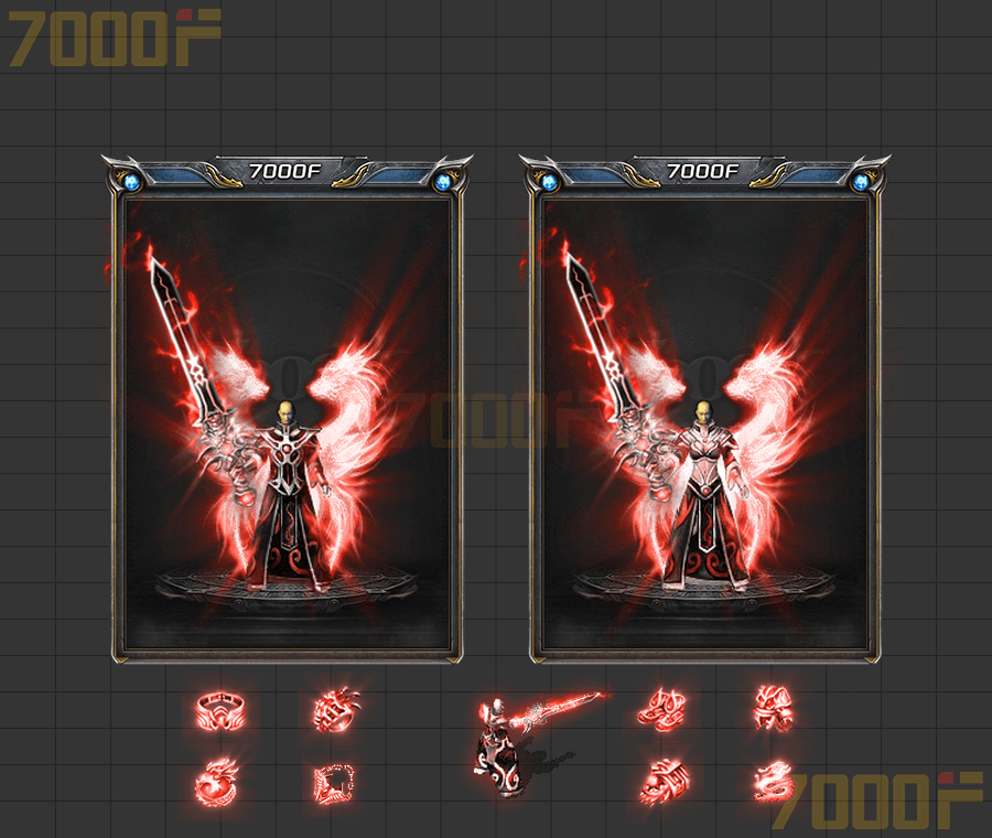 剑甲首饰套装005