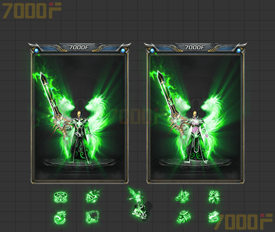 剑甲首饰套装008