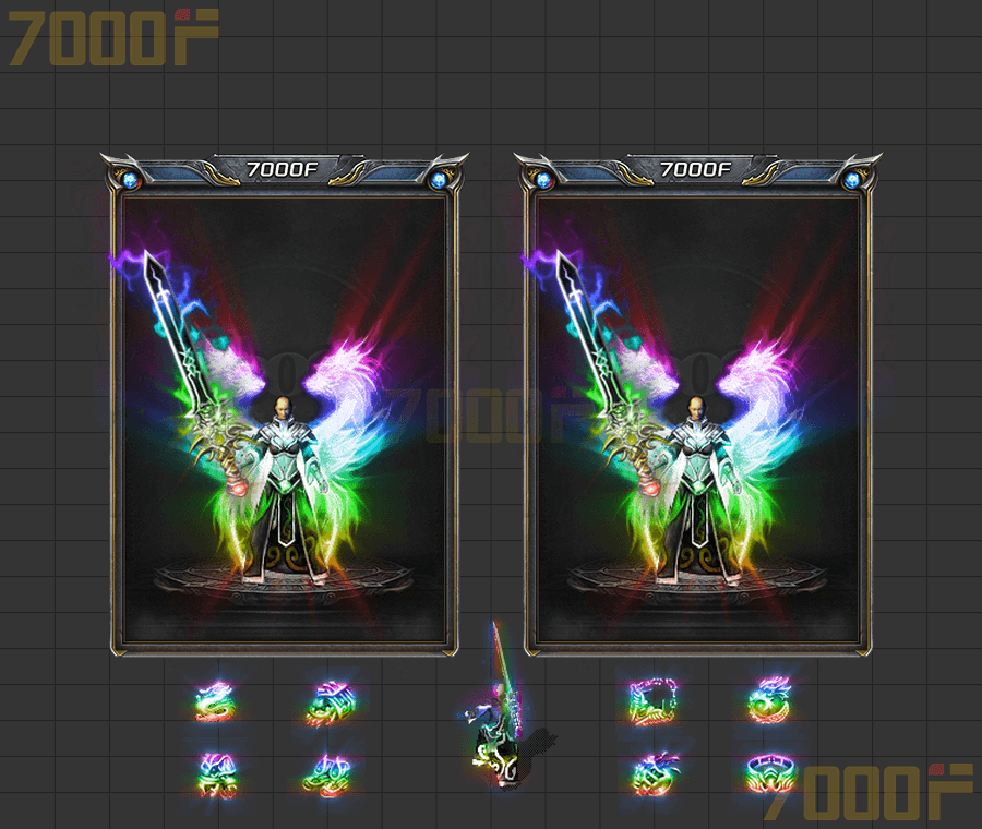 剑甲首饰套装009