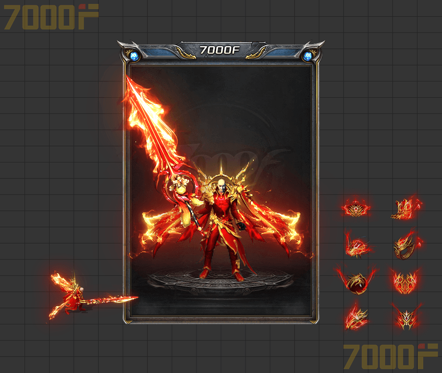 剑甲首饰套装013