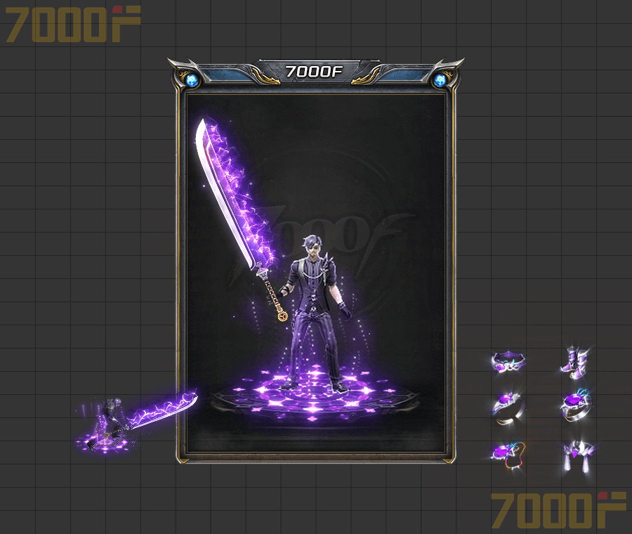 剑甲首饰套装018