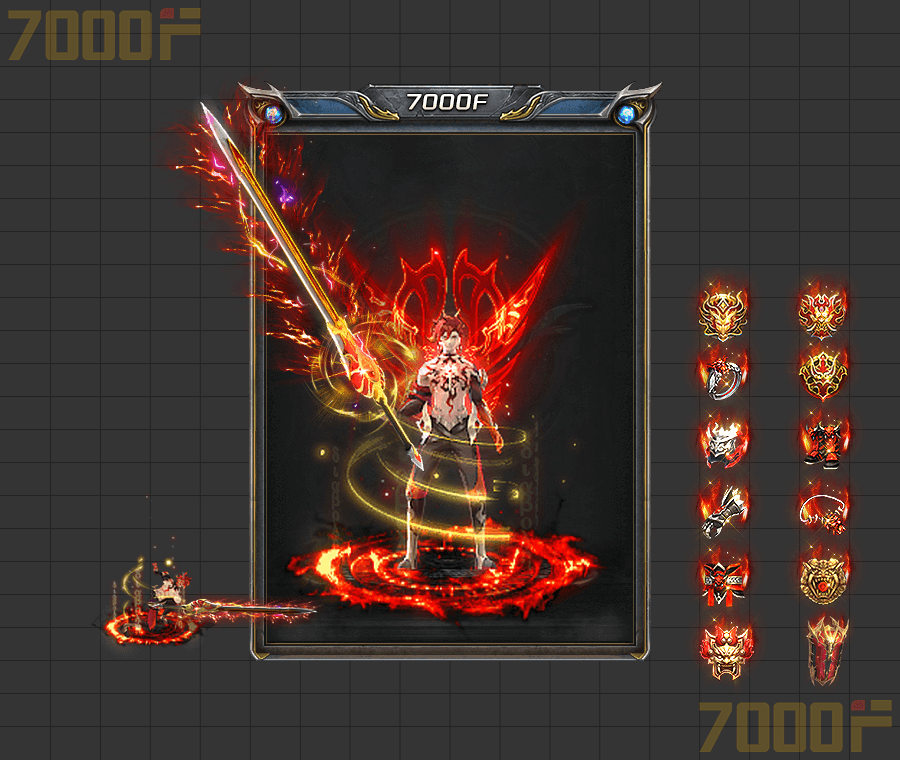 剑甲首饰套装019