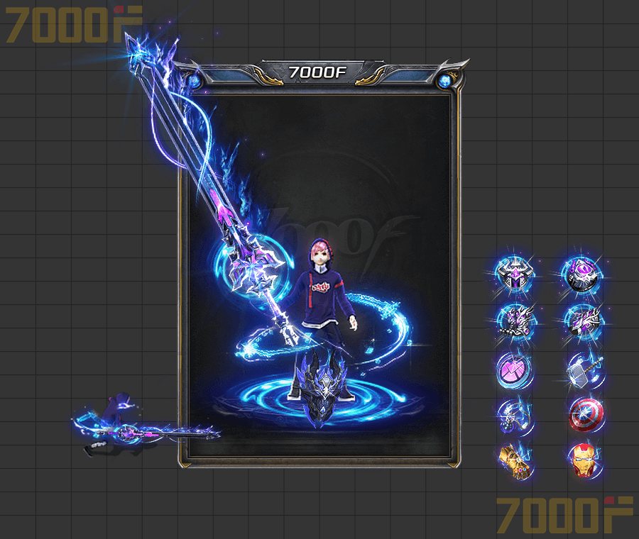 剑甲首饰套装021