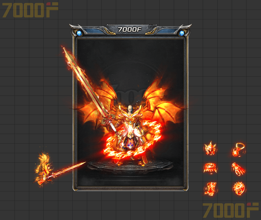 剑甲首饰套装023