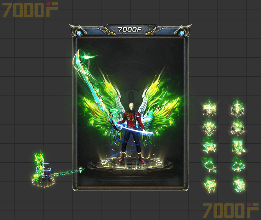 剑甲首饰套装025