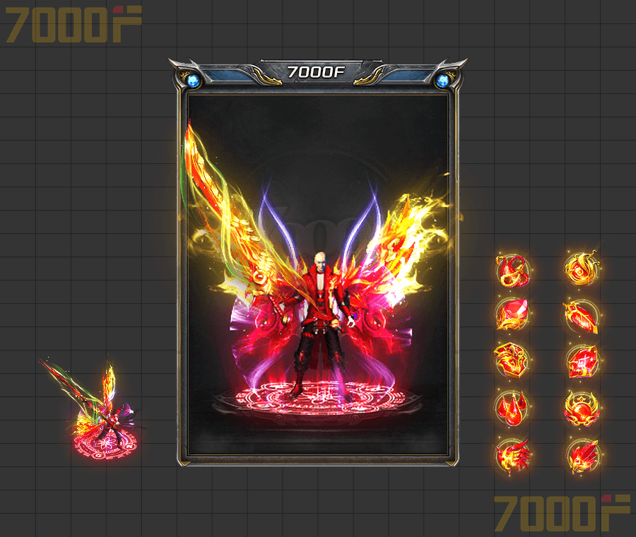 剑甲首饰套装026