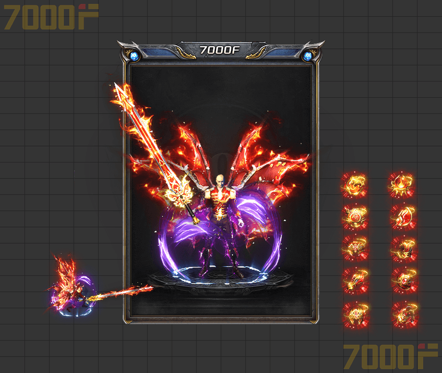 剑甲首饰套装029